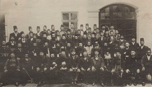Српски народни представници из Босне и Херцеговине 1899. године, у вријеме националне борбе против аустроугарског режима у Босни и Херцеговини